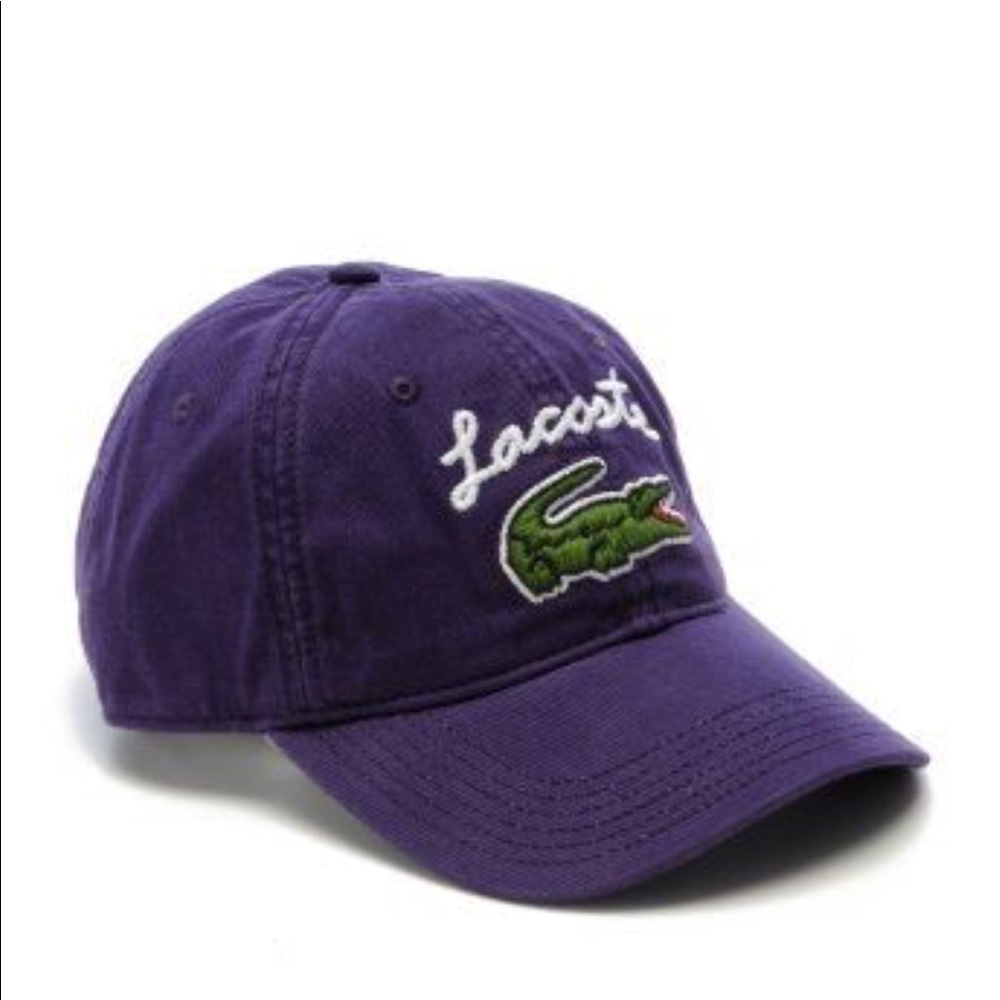 CLEARANCE Purple Lacoste hat